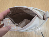 کیف دوشی مخمل نورماه طرح ماهگون